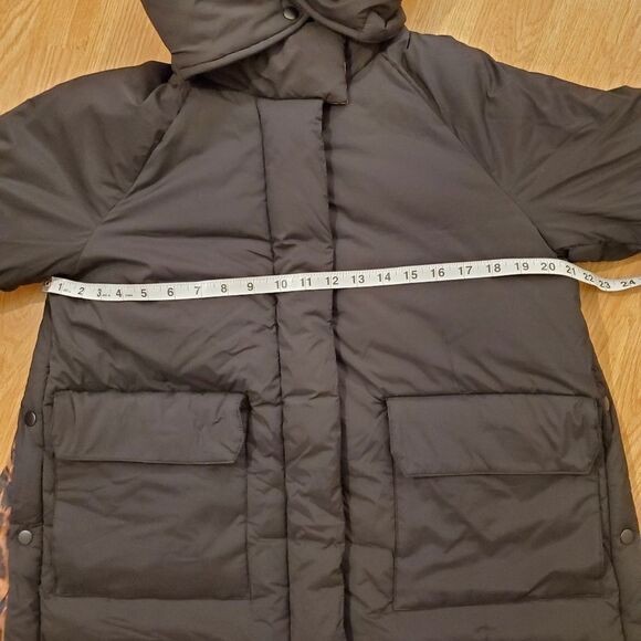 Halogen Animal Contrast Puffer Coat - Picture 11 of 15
